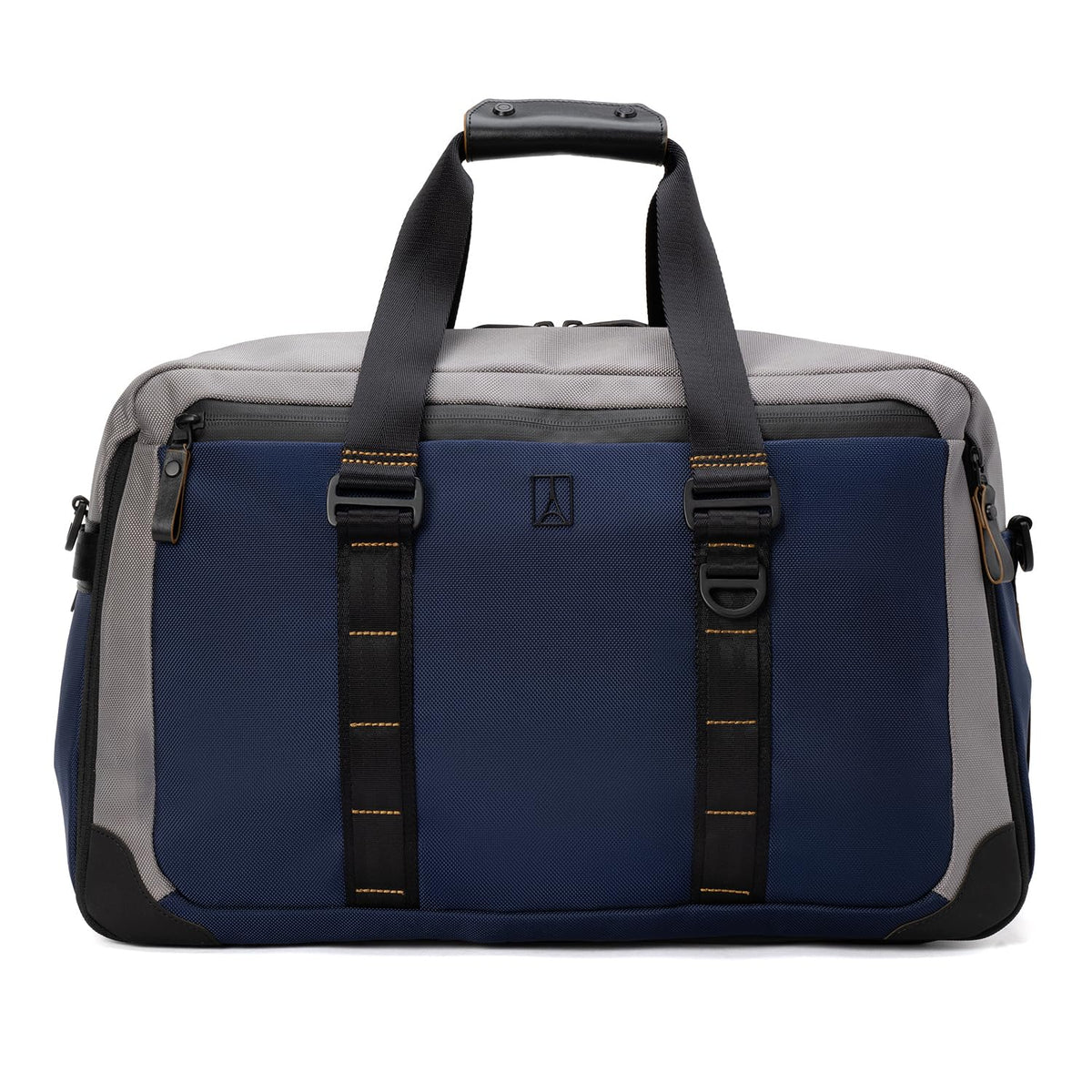 Travelpro Altitude Double Expansion Travel Duffel Bag, 40-48L, Weekender, Overnight, Water Resistant, Men and Women, Stellar Navy/Grey