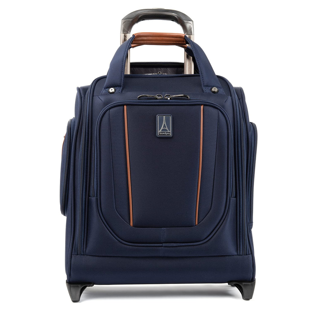Travelpro Crew Versapack Softside Rolling Underseat Carry-on Bag, Men and Women, Patriot Blue, 16-Inch