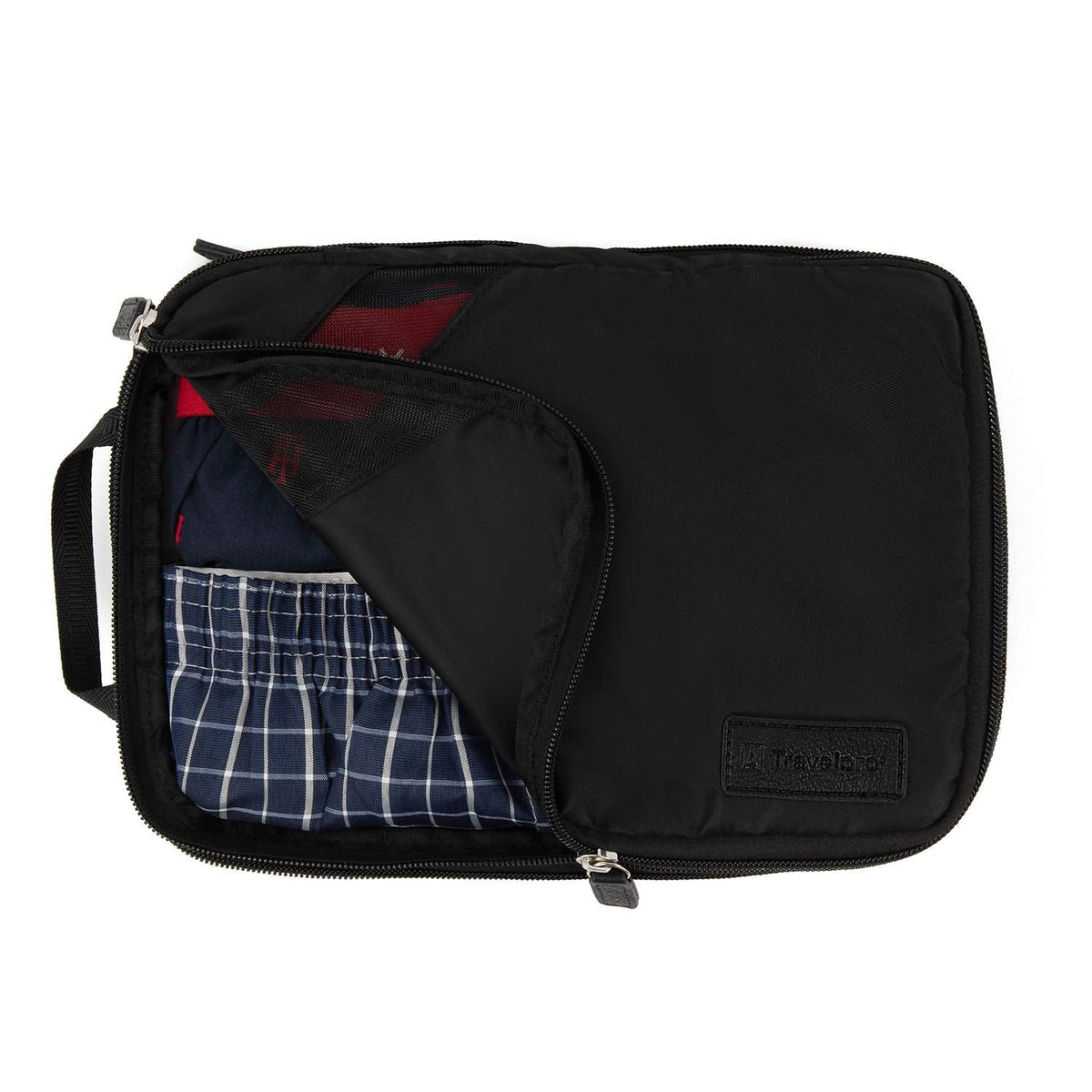 Travelpro Essentials - Expandable Packing Cubes, Black, Medium