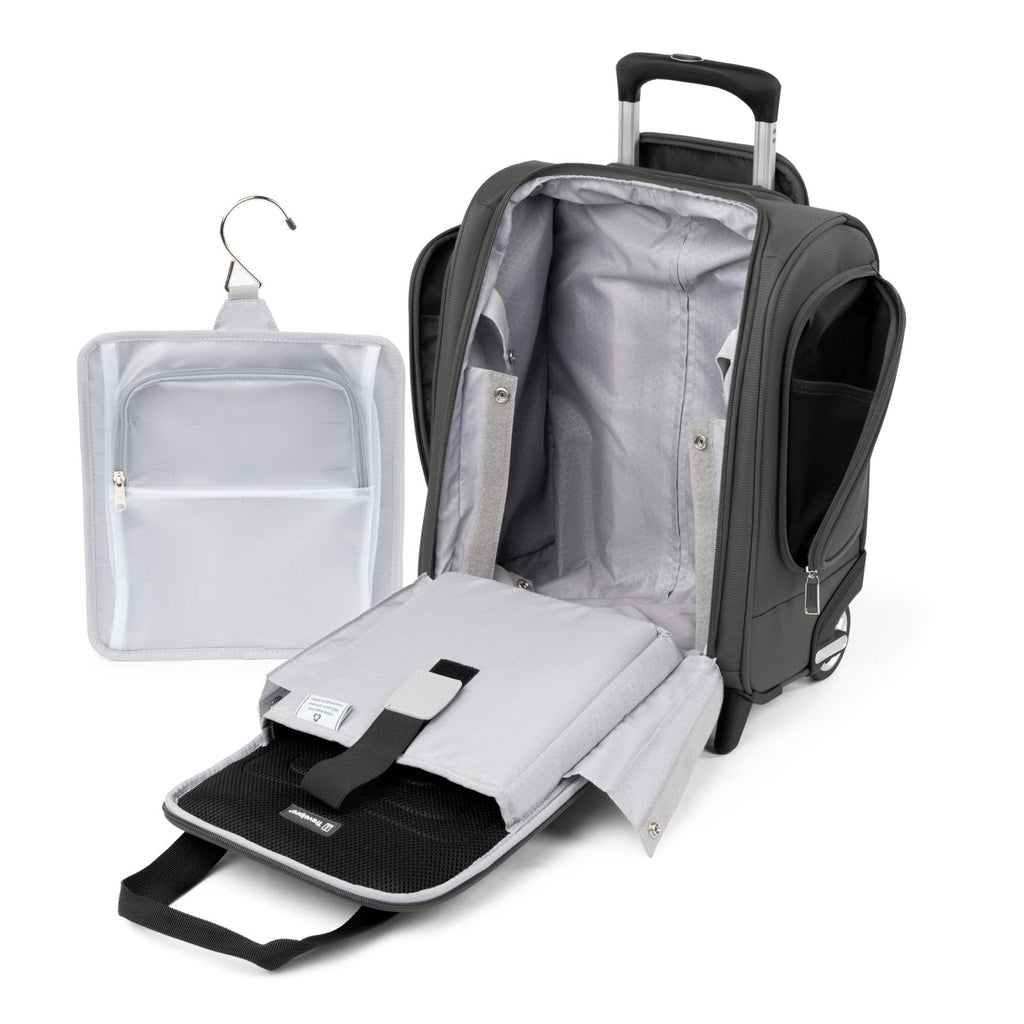 Travelpro Luggage Maxlite 5 Softside Lightweight Rolling Underseat Compact Carry on Upright 2 Wheel Bag, 15 - Inch — Shadow Grey