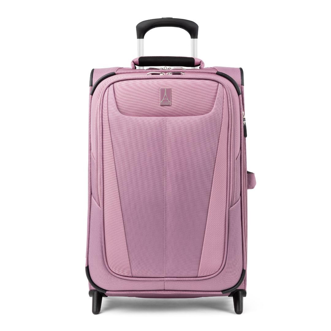 Travelpro Maxlite 5 Softside Expandable Upright 2 Wheel Carry-on Luggage, Lightweight, 21-Inch - Orchid Pink Purple
