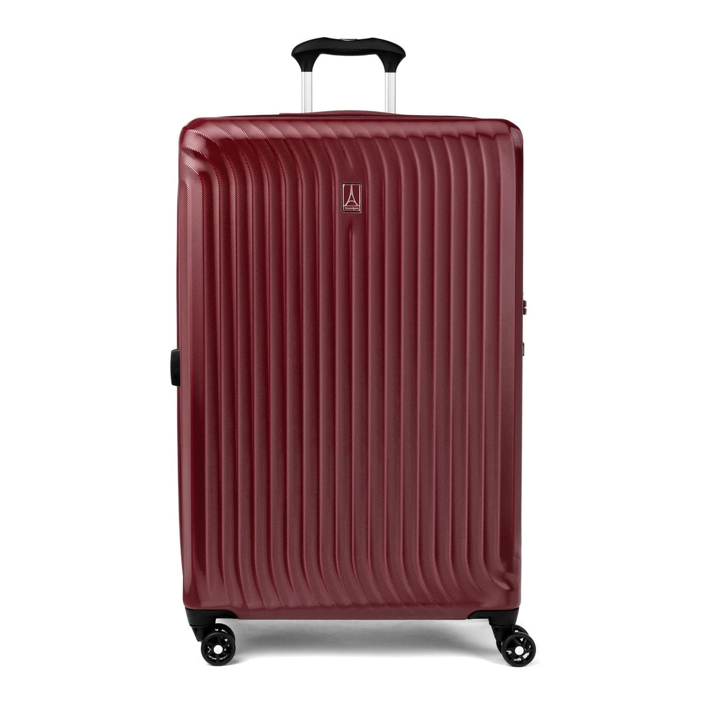 Travelpro Maxlite Air Hardside Expandable Checked Luggage, 8 Spinner Wheels, Lightweight Hard Shell Polycarbonate Suitcase, Cabernet, Checked Large 28-Inch