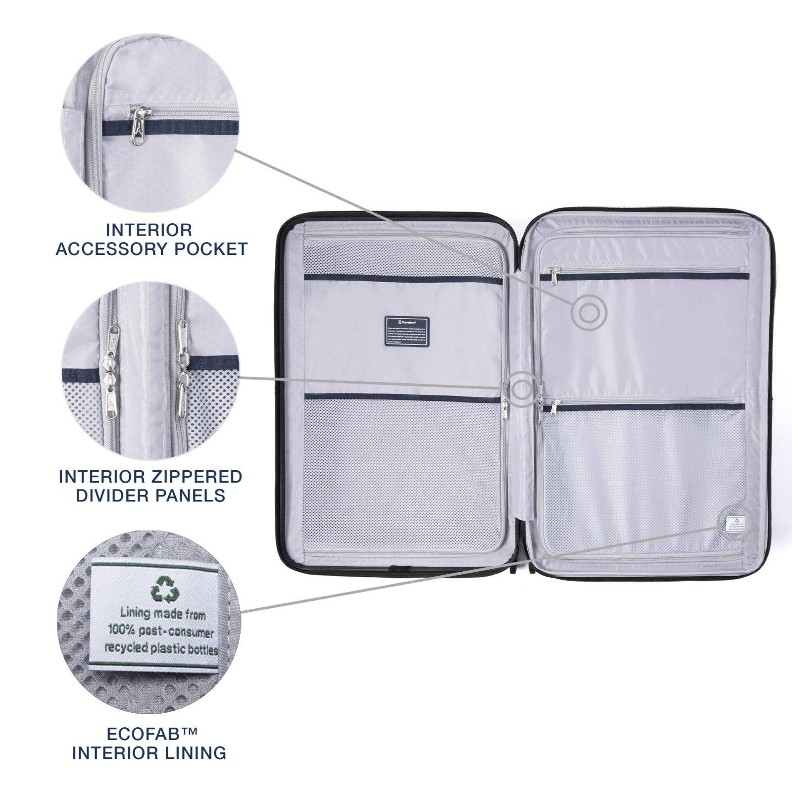 Travelpro Maxlite Air V2 Hardside Expandable Luggage, 8 Spinner Wheels, Lightweight Hard Shell, TSA lock, Shadow Grey, 3 - Piece Set (20/25/28)