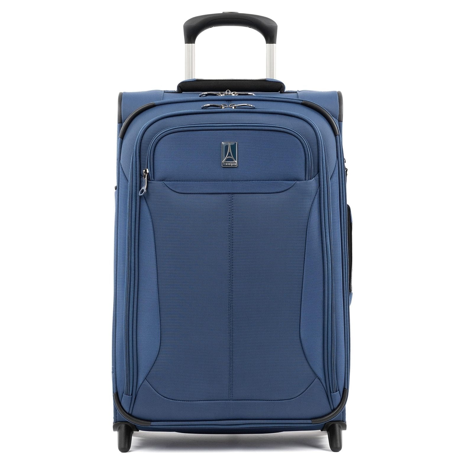 Travelpro Tourlite Softside 22" Expandable Carry-On Rollaboard (2-Wheel) Lightweight Luggage, Blue Suitcase