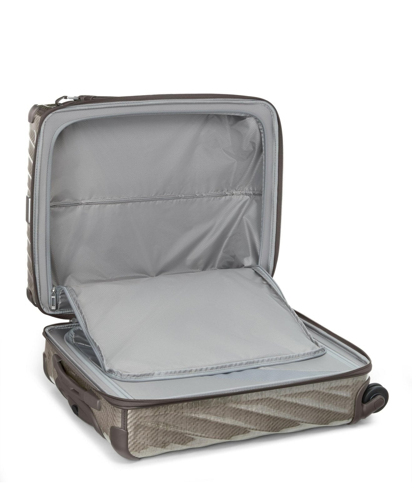 TUMI - 19 Degree Lite 4 Wheel Luggage - Lightweight and Highly Durable, Modern Contour, Hard Shell Men's and Women's Suitcase - 21.75" International Carry - On, Titanium Grey