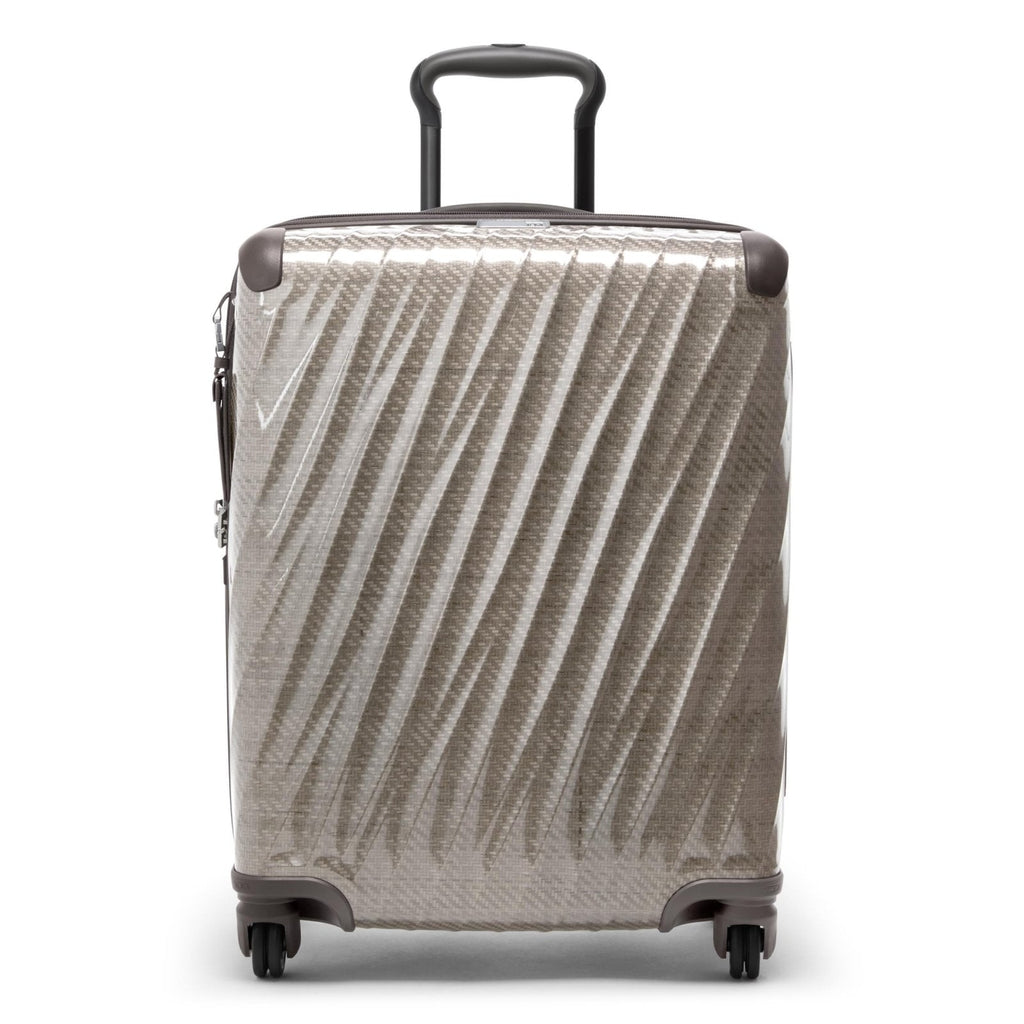 TUMI - 19 Degree Lite 4 Wheel Luggage - Lightweight and Highly Durable, Modern Contour, Hard Shell Men's and Women's Suitcase - 21.75" International Carry-On, Titanium Grey
