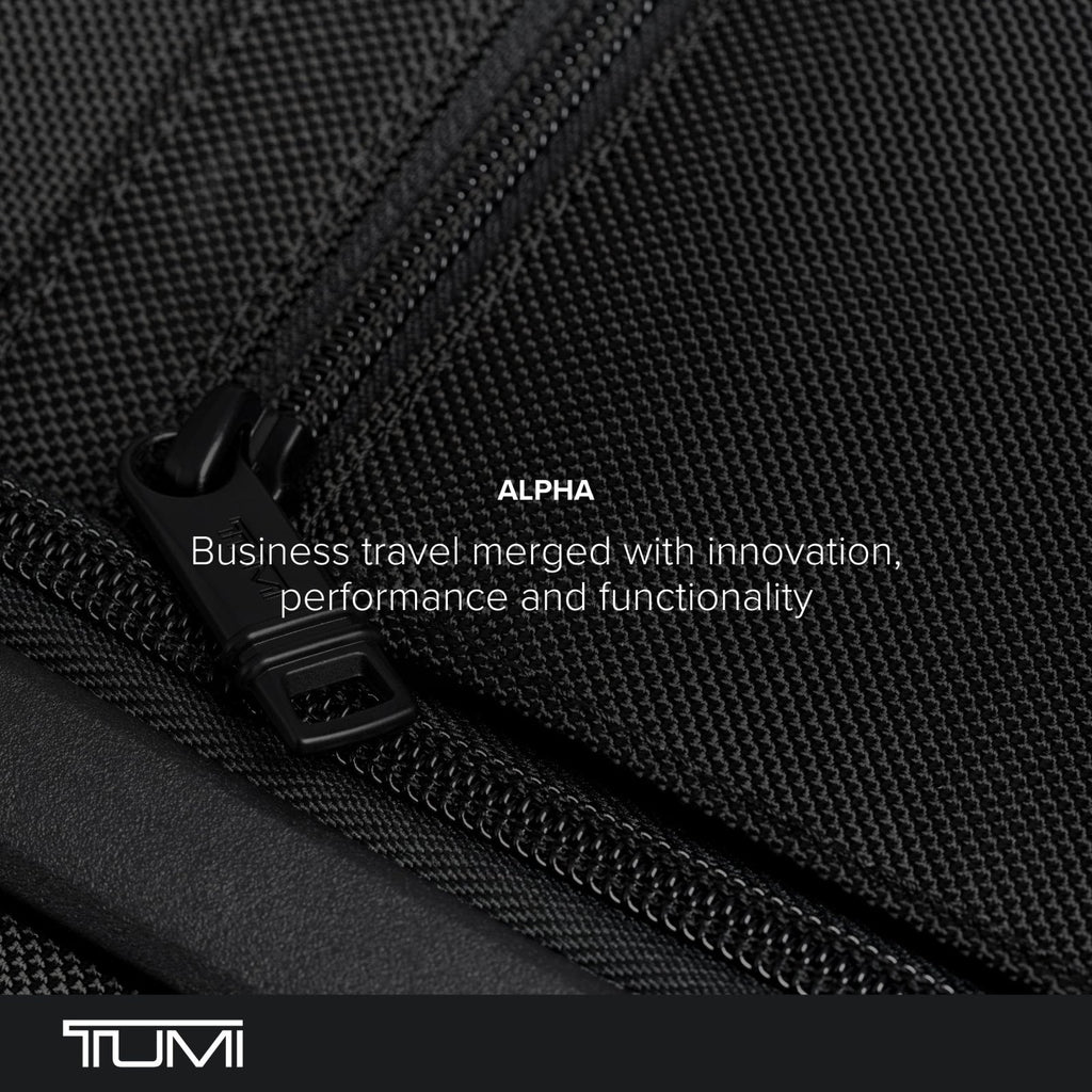 TUMI - Alpha Brief Pack - Men's and Women's Work and Travel Laptop Backpack with Padded Adjustable Strap - Fits Up to 15" Screen - Grey Alloy
