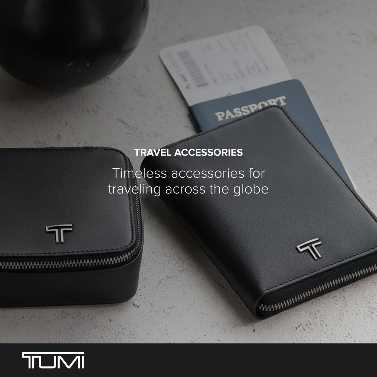 TUMI - Travel Accessories Dopp Kit - Men's Travel Essentials Framed Toiletry Bag - Black
