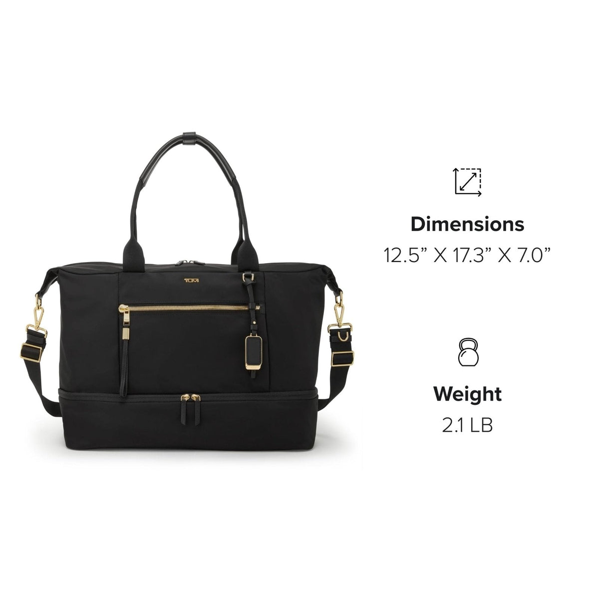 TUMI - Voyageur Contine Weekender - Travel Weekend Bag for Women - Holds Up to 14" Laptop - Multiple Compartment & Pockets - Thyme
