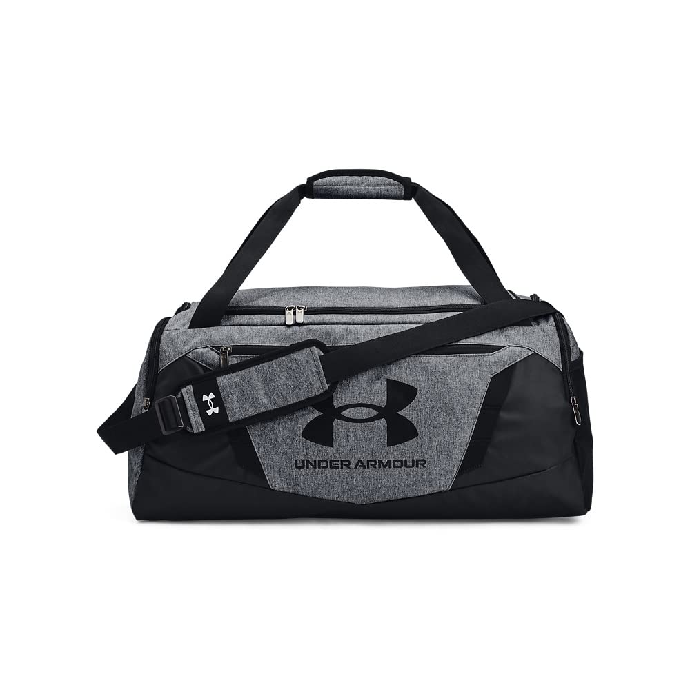 Under Armour Unisex-Adult Undeniable 5.0 Duffle, Pitch Gray Medium Heather (012)/Black, X-Small