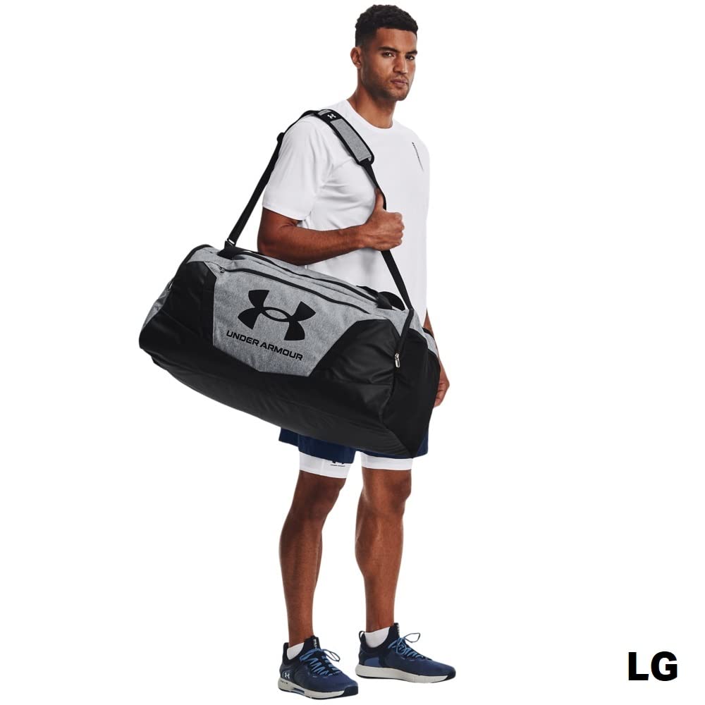 Under Armour Unisex - Adult Undeniable 5.0 Duffle, Pitch Gray Medium Heather (012)/Black, X - Small