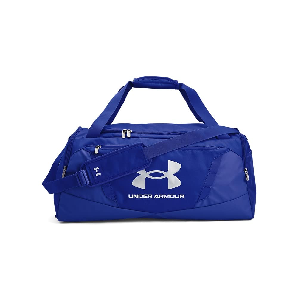 Under Armour Unisex-Adult Undeniable 5.0 Duffle, Royal (400)/Metallic Silver, One Size Fits Most