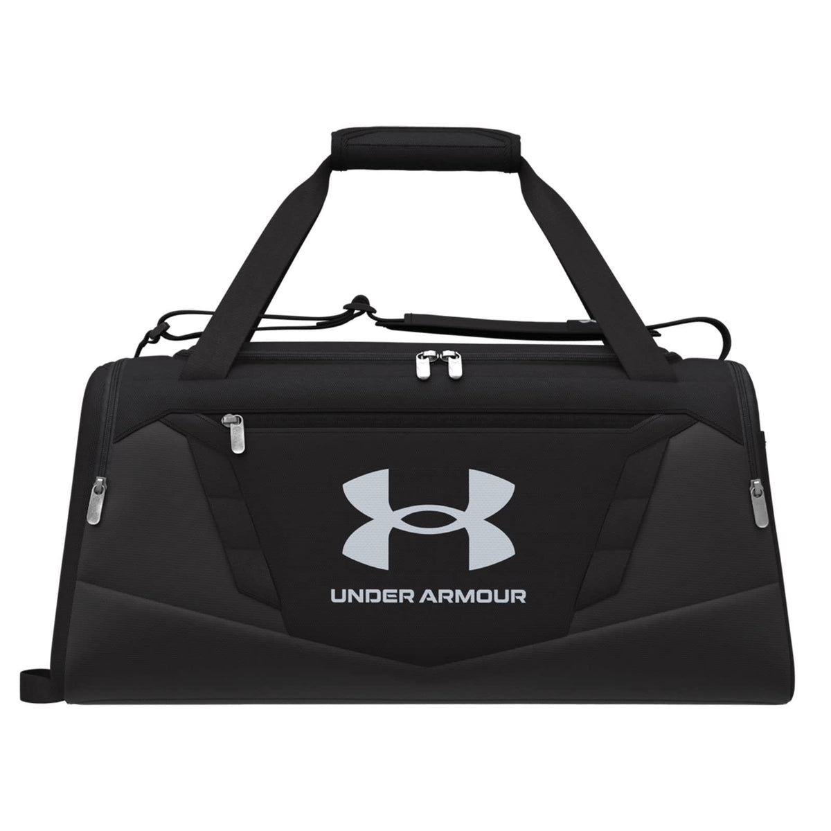UNDER ARMOUR Unisex Sports Bag Shoulder Bag Travel Bag Undeniable 5.0 Duffle, Colour: Black, Item:-001 Black/Silver, -001 black / silver