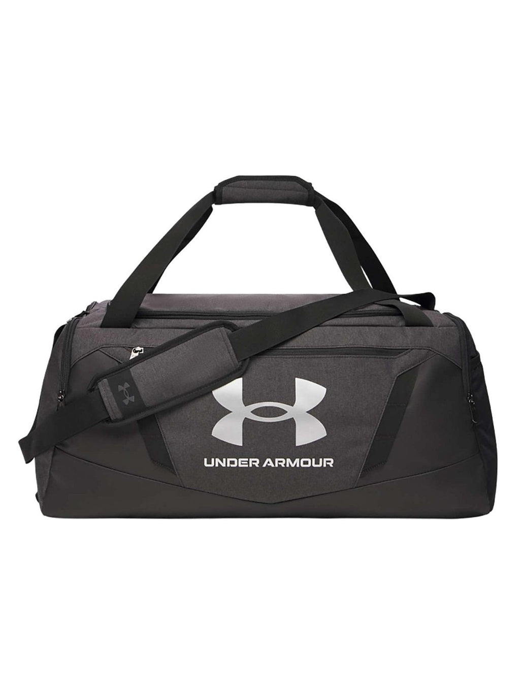 Under Armour Unisex Undeniable 5.0 Duffle, (011) Black Medium Heather/Black/Metallic Silver, Medium