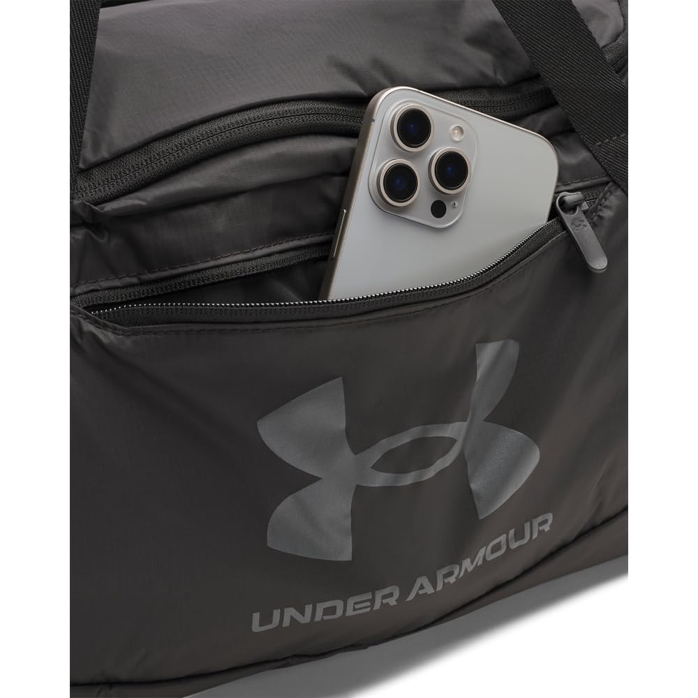Under Armour Unisex Undeniable 5.0 Packable Duffle XS, (001) Black / / Metallic Gun Metal, One Size Fits Most