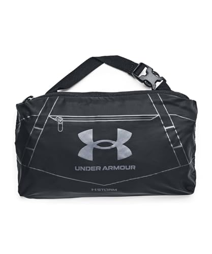 Under Armour Unisex Undeniable Packable Duffle 5.0, (001) Black / / Metallic Gun Metal, X-Small