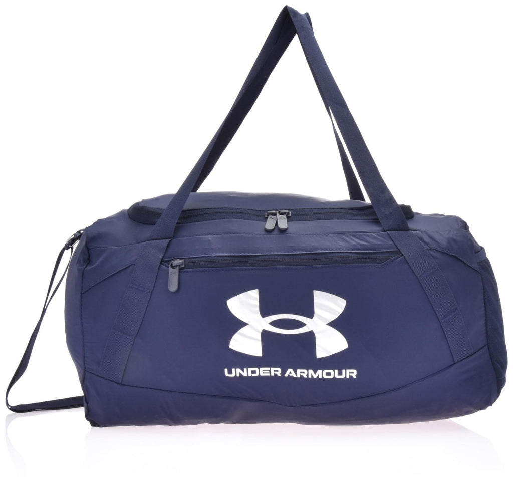 Under Armour Unisex Undeniable Packable Duffle 5.0, (410) Midnight Navy / / Metallic Silver, X-Small