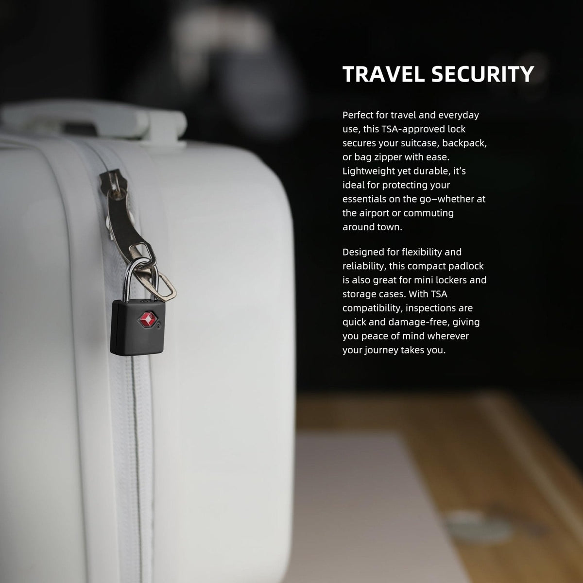 UP Security TSA Locks for Luggage with Keys, Luggage Locks TSA Approved 4 Pack, International Travel Essentials, Small Padlock with Key, Mini Padlock for Suitcase, Backpack, Bag, Zipper, Case, Box