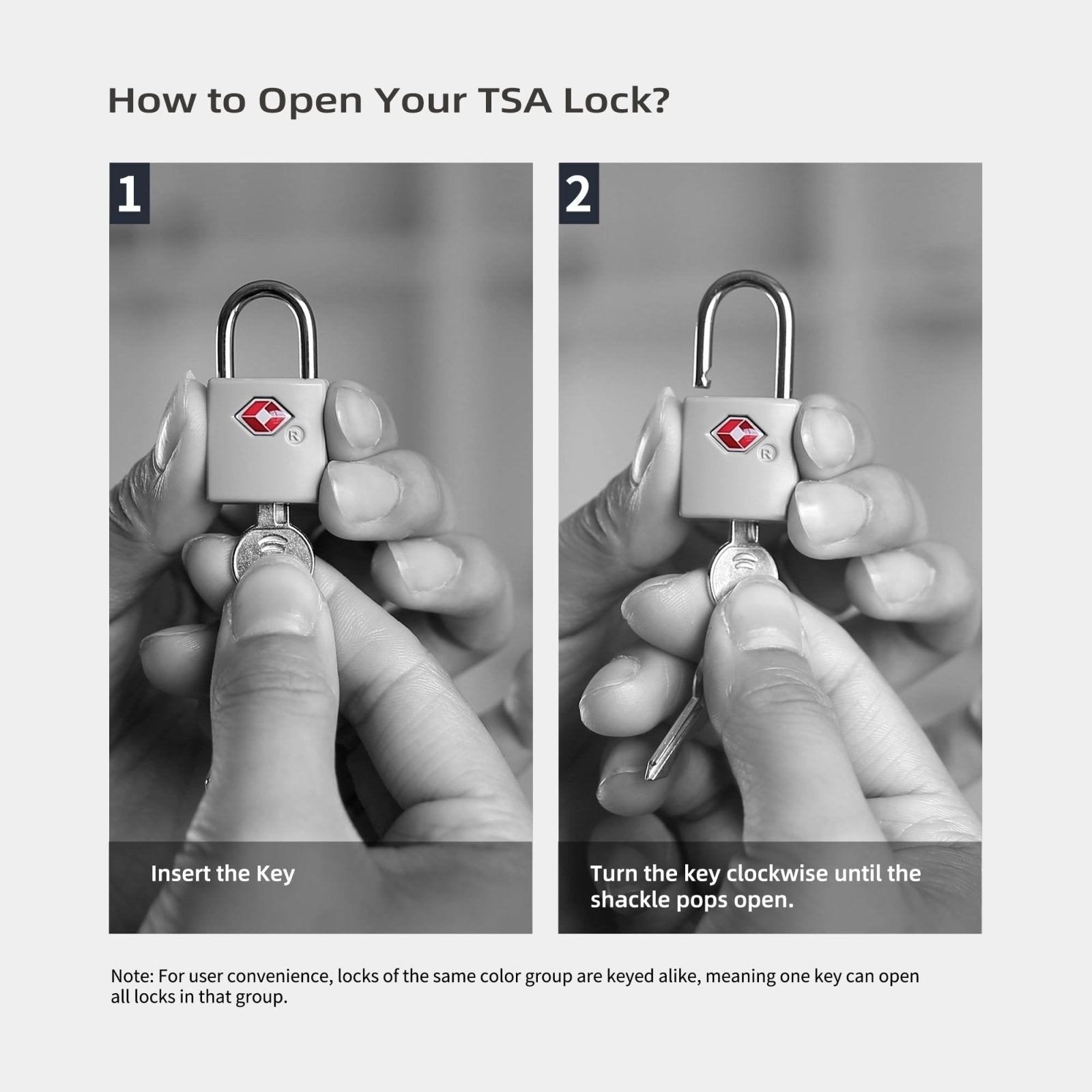 UP Security TSA Locks for Luggage with Keys, Luggage Locks TSA Approved 4 Pack, International Travel Essentials, Small Padlock with Key, Mini Padlock for Suitcase, Backpack, Bag, Zipper, Case, Box