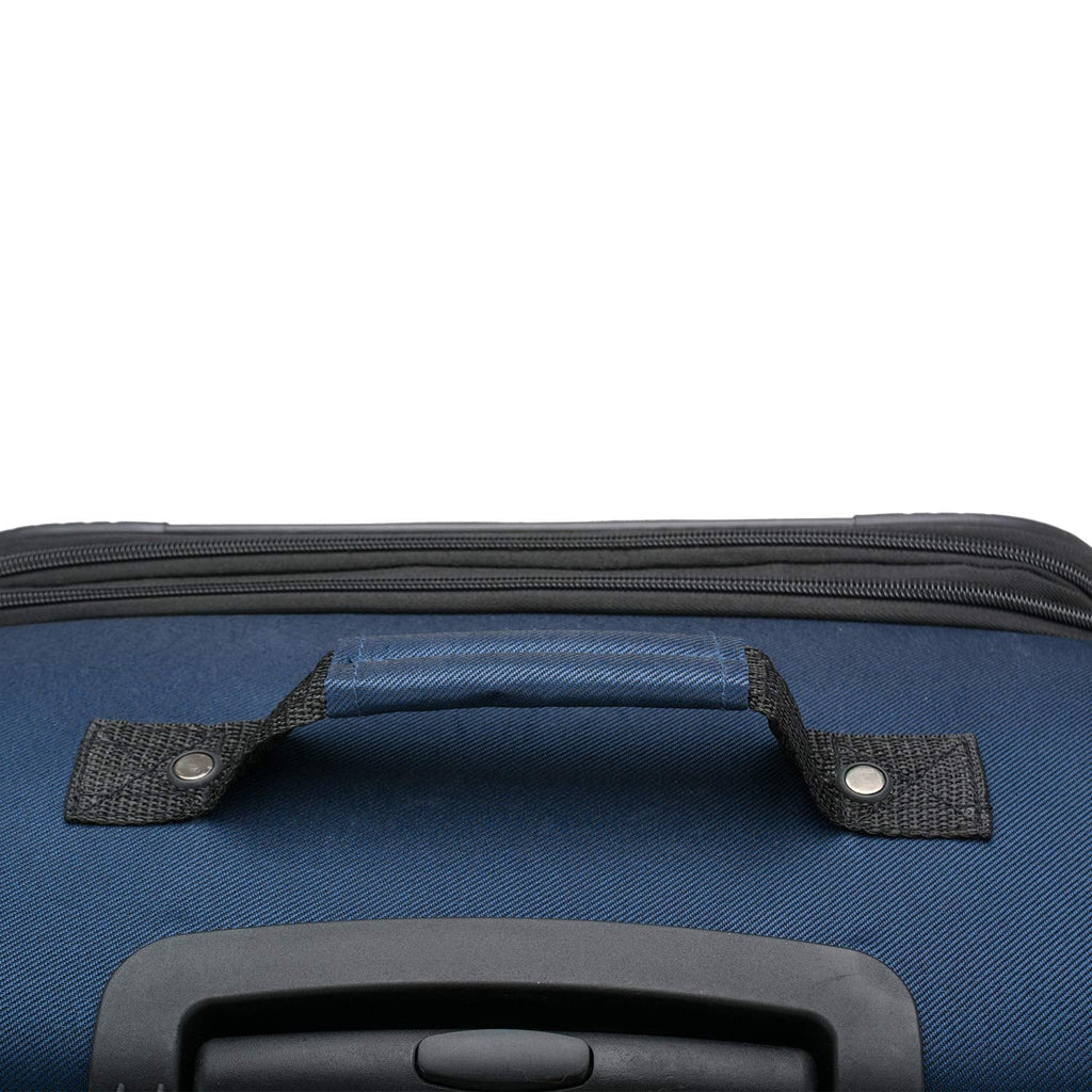 U.S. Traveler Aviron Bay Expandable Softside Luggage With Spinner Wheels, Navy, Carry - on 23 - Inch