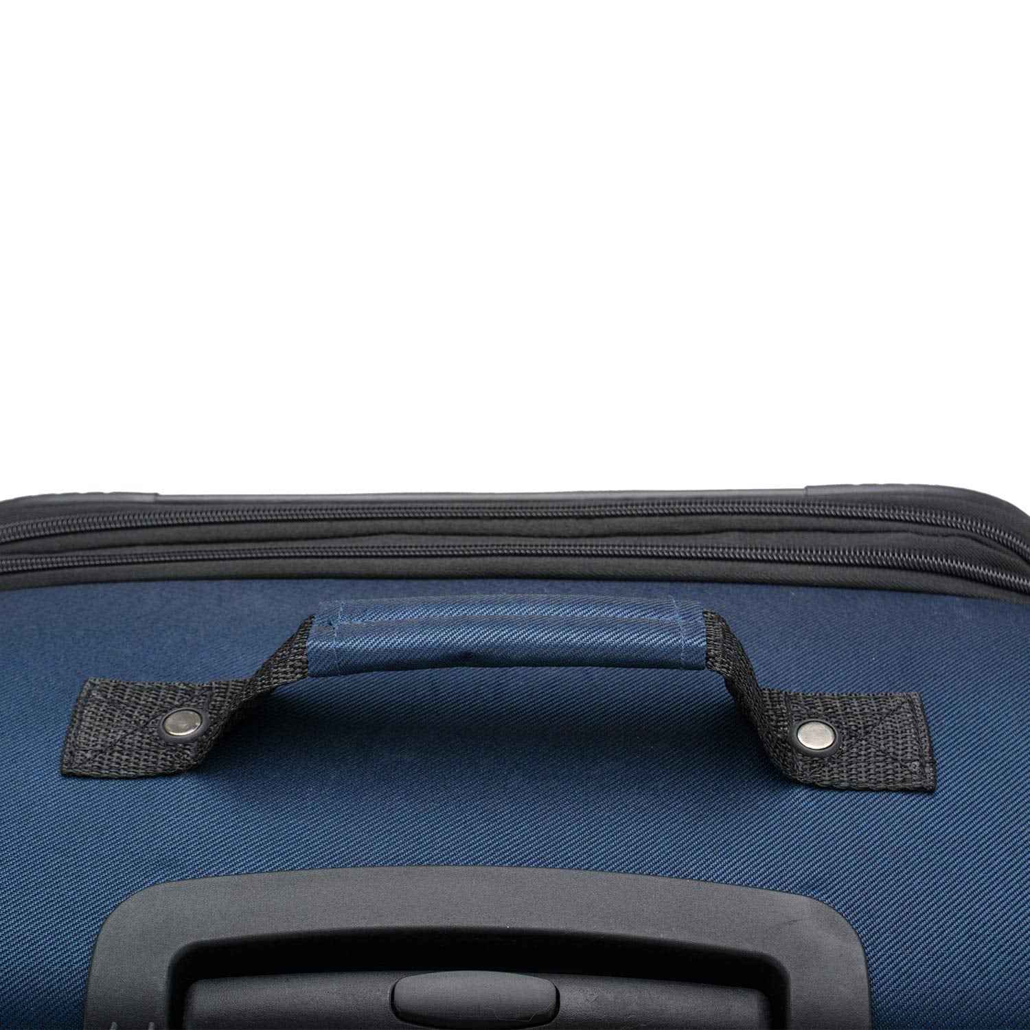 U.S. Traveler Aviron Bay Expandable Softside Luggage With Spinner Wheels, Navy, Carry - on 23 - Inch