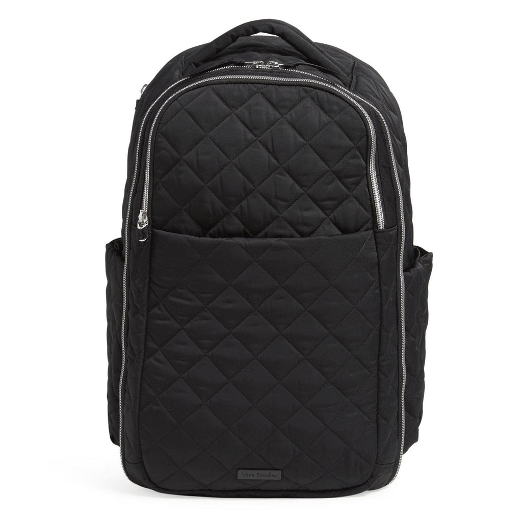 Vera Bradley Women's Performance Twill Travel Backpack Travel Bag, Black, One Size