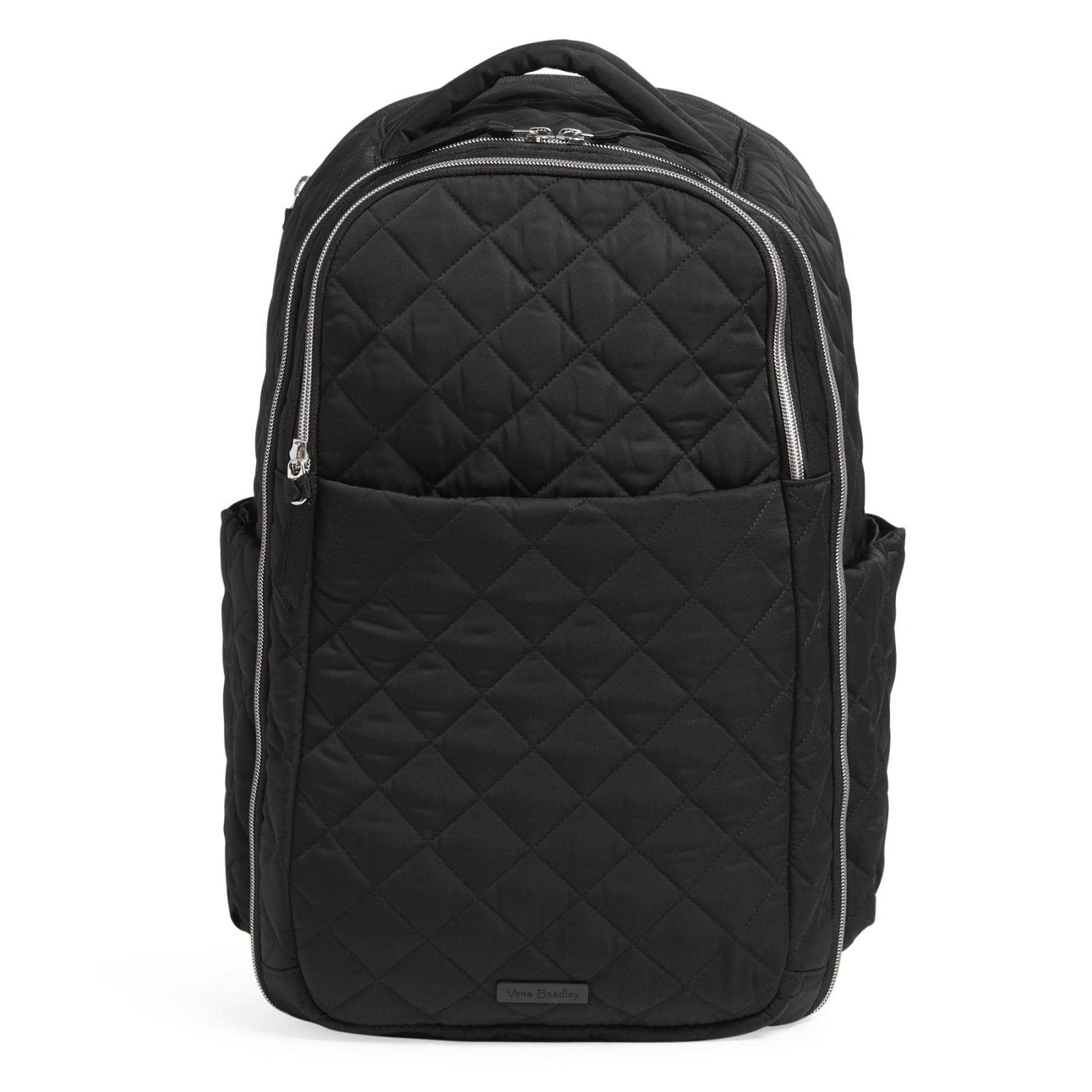 Vera Bradley Women's Performance Twill Travel Backpack Travel Bag, Black, One Size