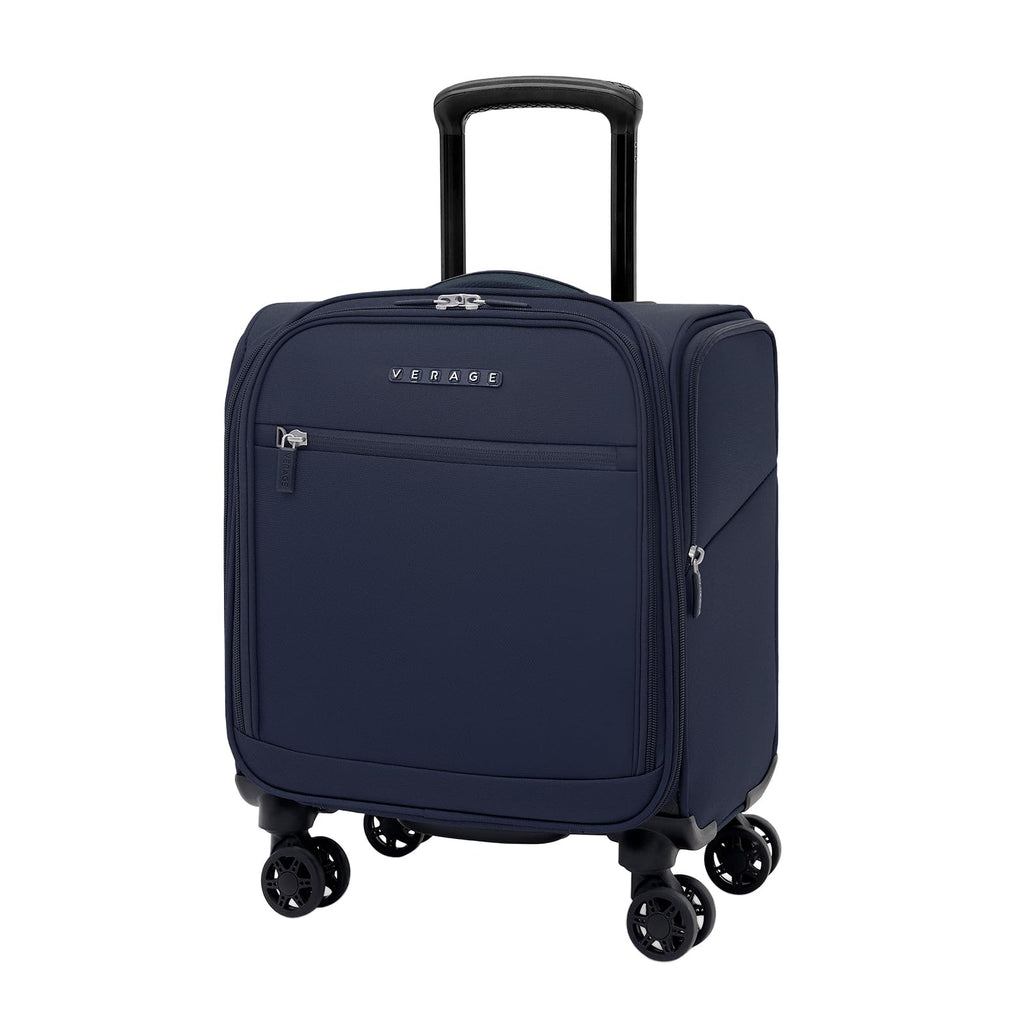 Verage Underseat Carry On Luggage with Wheels & USB Port,14 inch Wheeled Spinner Bag Carry-on Luggages for Airlines, Lightweight Suitcase Men Women, Pilots and Crew (14.5-Inch Plus Underseat Pro)