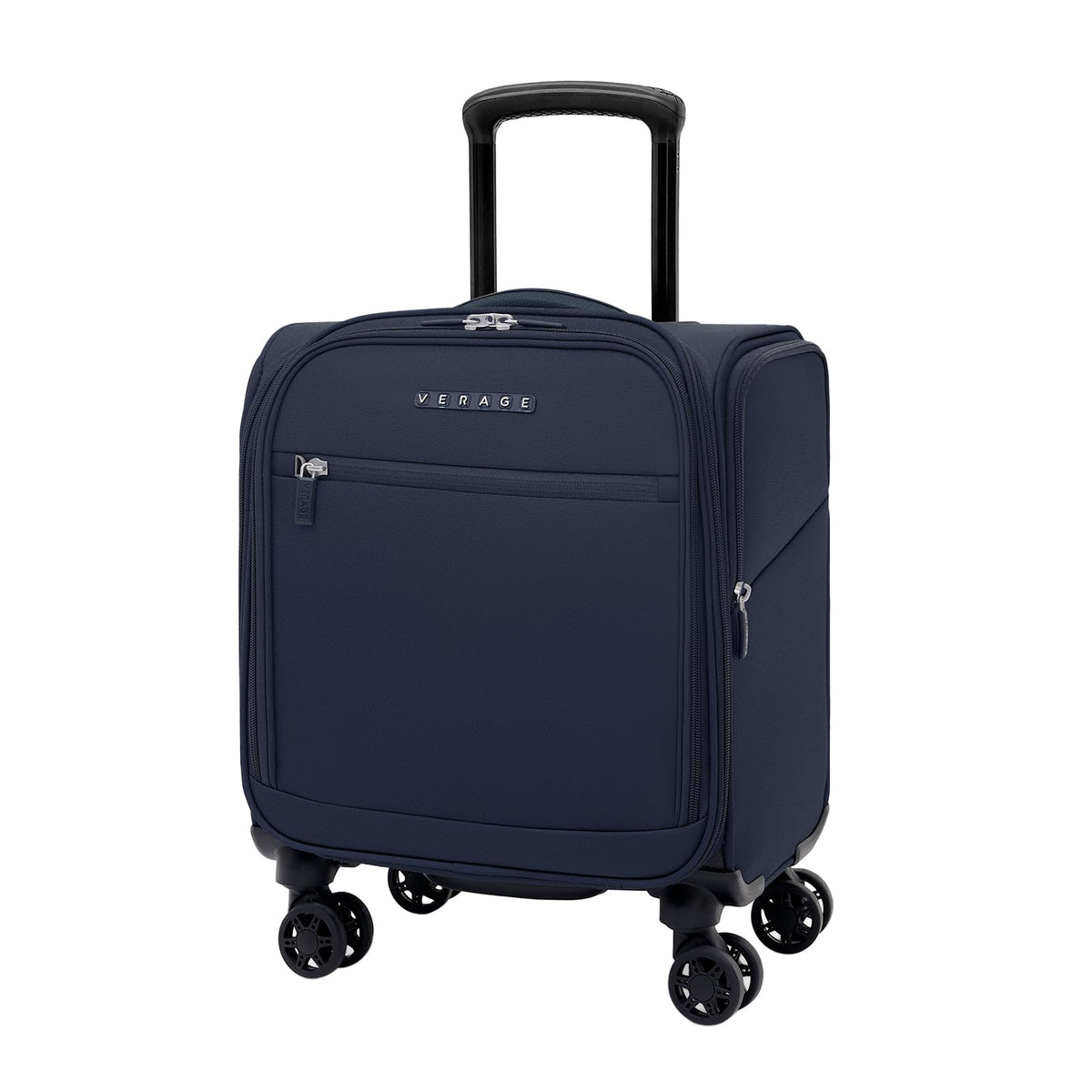 Verage Underseat Carry On Luggage with Wheels & USB Port,14 inch Wheeled Spinner Bag Carry-on Luggages for Airlines, Lightweight Suitcase Men Women, Pilots and Crew (14.5-Inch Plus Underseat Pro)