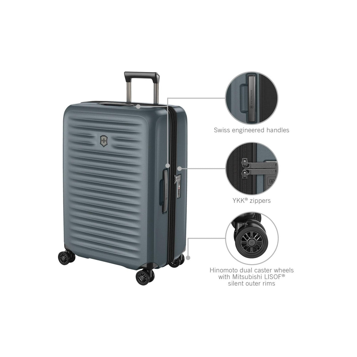 Victorinox Airox Advanced Medium Hardside Case - Storm