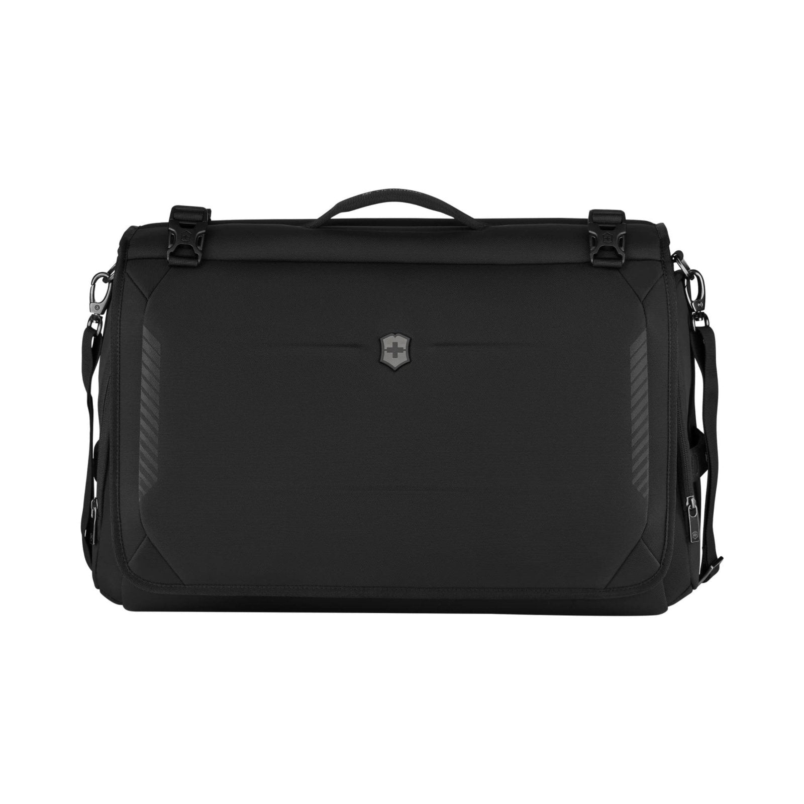 Victorinox Crosslight Garment Bag - Travel Bag for Hanging Clothes - Includes Mesh Pockets & Hanger Loop - Premium Travel Essentials - Black