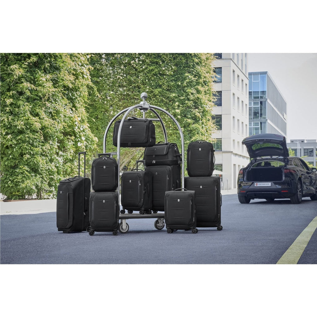 Victorinox Crosslight Garment Bag - Travel Bag for Hanging Clothes - Includes Mesh Pockets & Hanger Loop - Premium Travel Essentials - Black