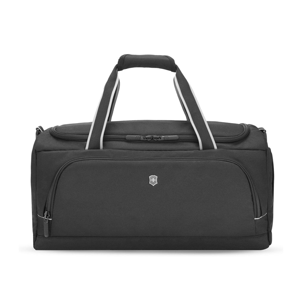 Victorinox Voyage 19" Travel Duffel - Spacious Duffel for Travel & Gym - Overnight Bag - Lightweight & Durable - Adjustable Padded Shoulder Strap - Front Pocket - Black