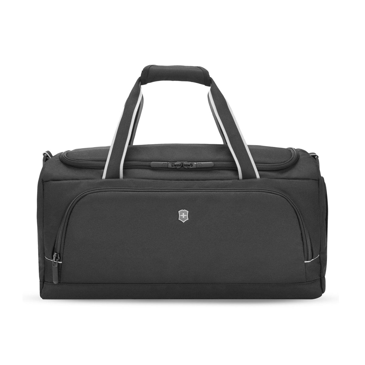 Victorinox Voyage 19" Travel Duffel - Spacious Duffel for Travel & Gym - Overnight Bag - Lightweight & Durable - Adjustable Padded Shoulder Strap - Front Pocket - Black