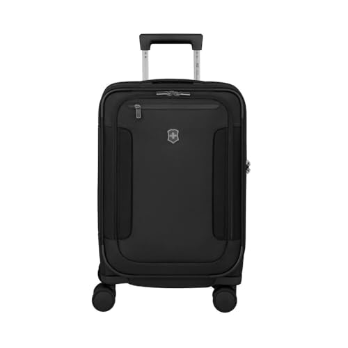 Victorinox Werks Traveler 7.0, Frequent Flyer Carry-On, 8-Wheel Softside Expandable Cabin Case, Black