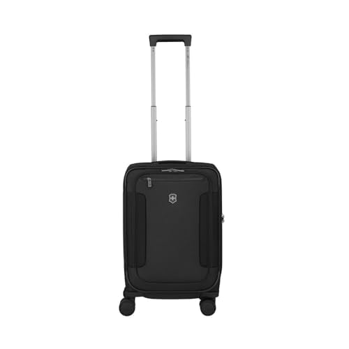 Victorinox Werks Traveler 7.0, Frequent Flyer Carry-On, 8-Wheel Softside Expandable Cabin Case, Black