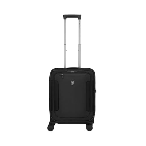 Victorinox Werks Traveler 7.0, Global Carry-On, 8-Wheel Softside Expandable Cabin Case, Black