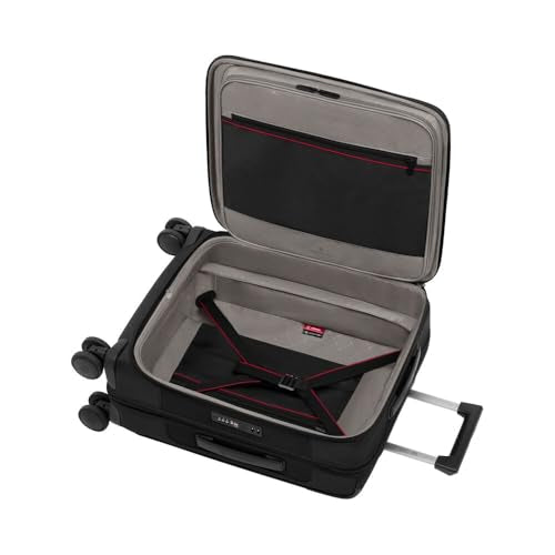 Victorinox Werks Traveler 7.0, Global Carry-On, 8-Wheel Softside Expandable Cabin Case, Black
