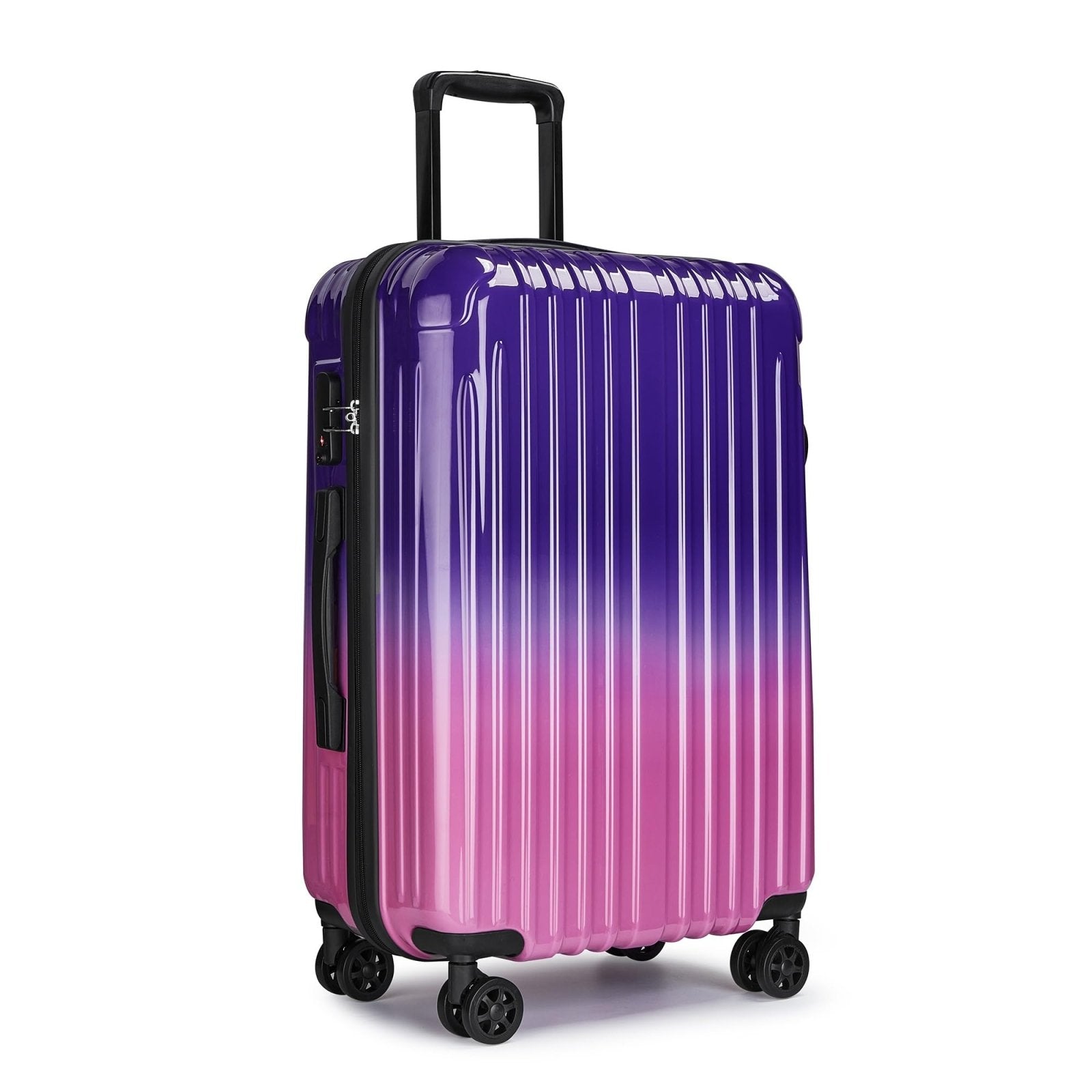 VIVIcity Carry on 20inch Luggage with Spinner Wheels, Lightweight PC+ABS Hard Shell Suitcases, Expandbale Storage & TSA Aprovel Lock