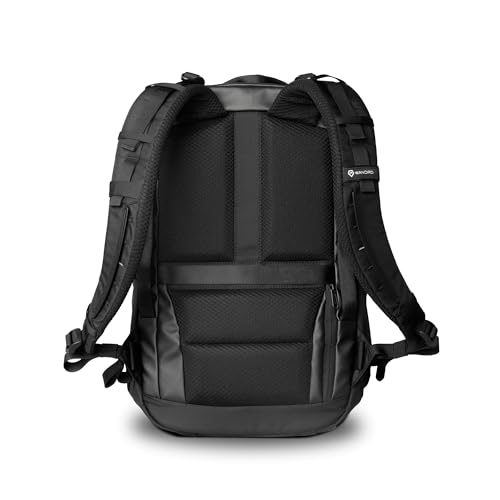 WANDRD NIMBUS 18L: Lightweight Travel Backpack for Men and Women, Weather Resistant Everyday Bag with Padded Shoulder Straps, Laptop Bag and Traveling Bag for Office (Black)