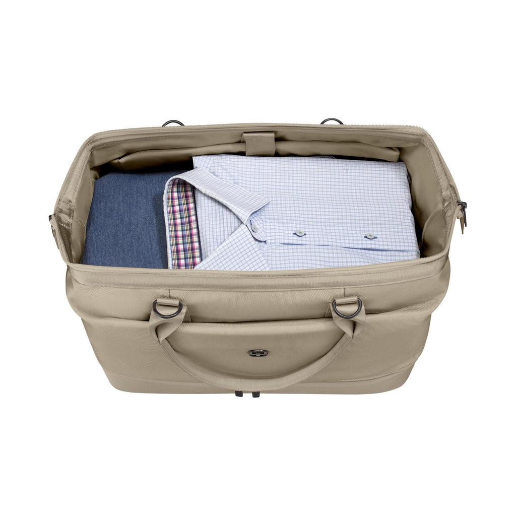 WENGER Weekender Travel Tote Bag – Wide Opening Carry - On with Laptop Pocket, Shoe Compartment, Shoulder Strap & Trolley Sleeve, Tote