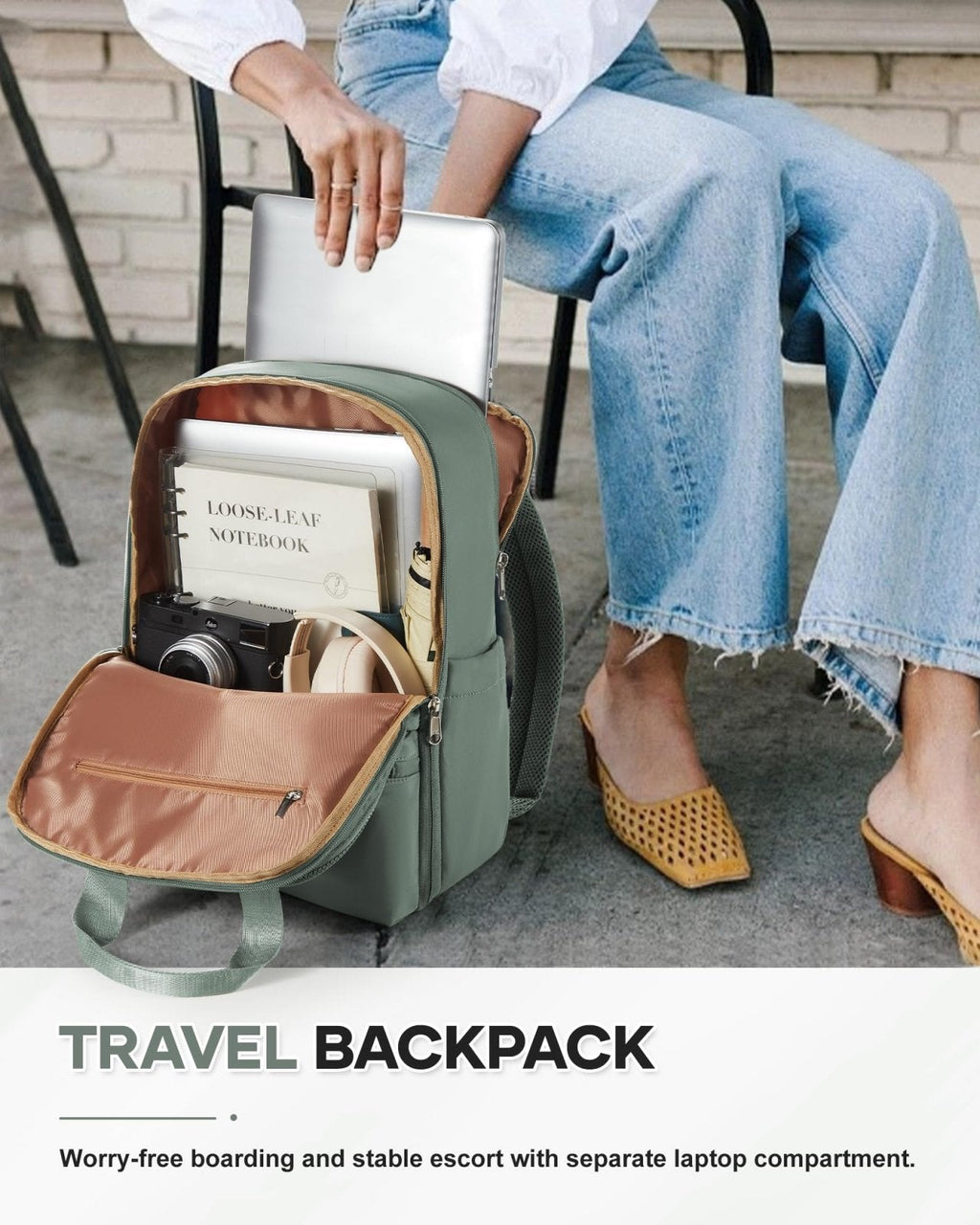 wepadre Small Travel Backpack for Women Men Personal Item Travel Bag Carry on Backpack for Travel Carry on Luggage