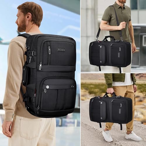 WITZMAN Carry on Travel Backpack for Men Nylon Business Laptop Backpack