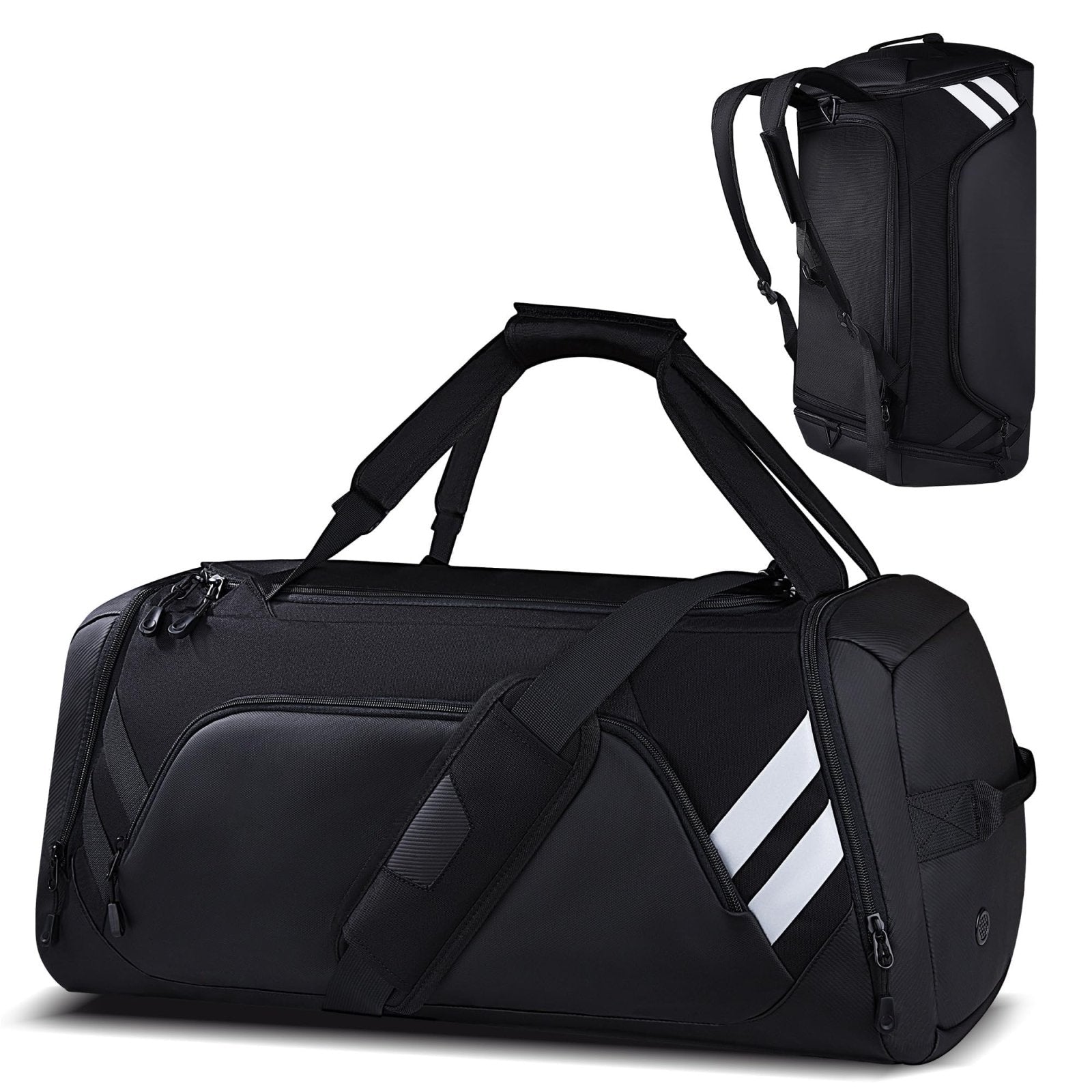 WOLFILIST Gym Bags for Men/Women, 58L Large Sports Travel Duffel Bag with Shoes Compartment & Wet Pocket, Gym Workout Backpack, Weekender Bag Overnight Backpack for Travel