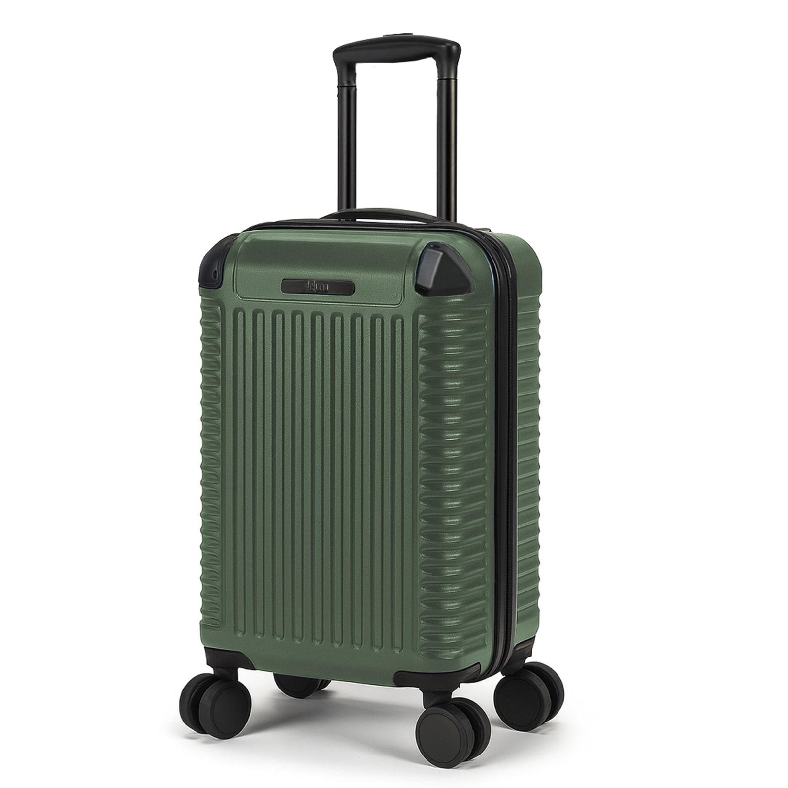 World Traveler Dejuno Abrams 20-Inch Carry-On Lightweight Hardside Spinner Luggage - Olive