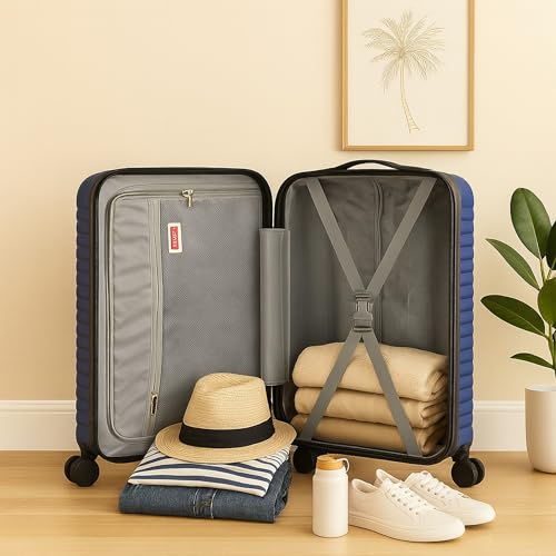 World Traveler Dejuno Abrams 3 - Piece Lightweight Hardside Spinner Luggage Set - Olive