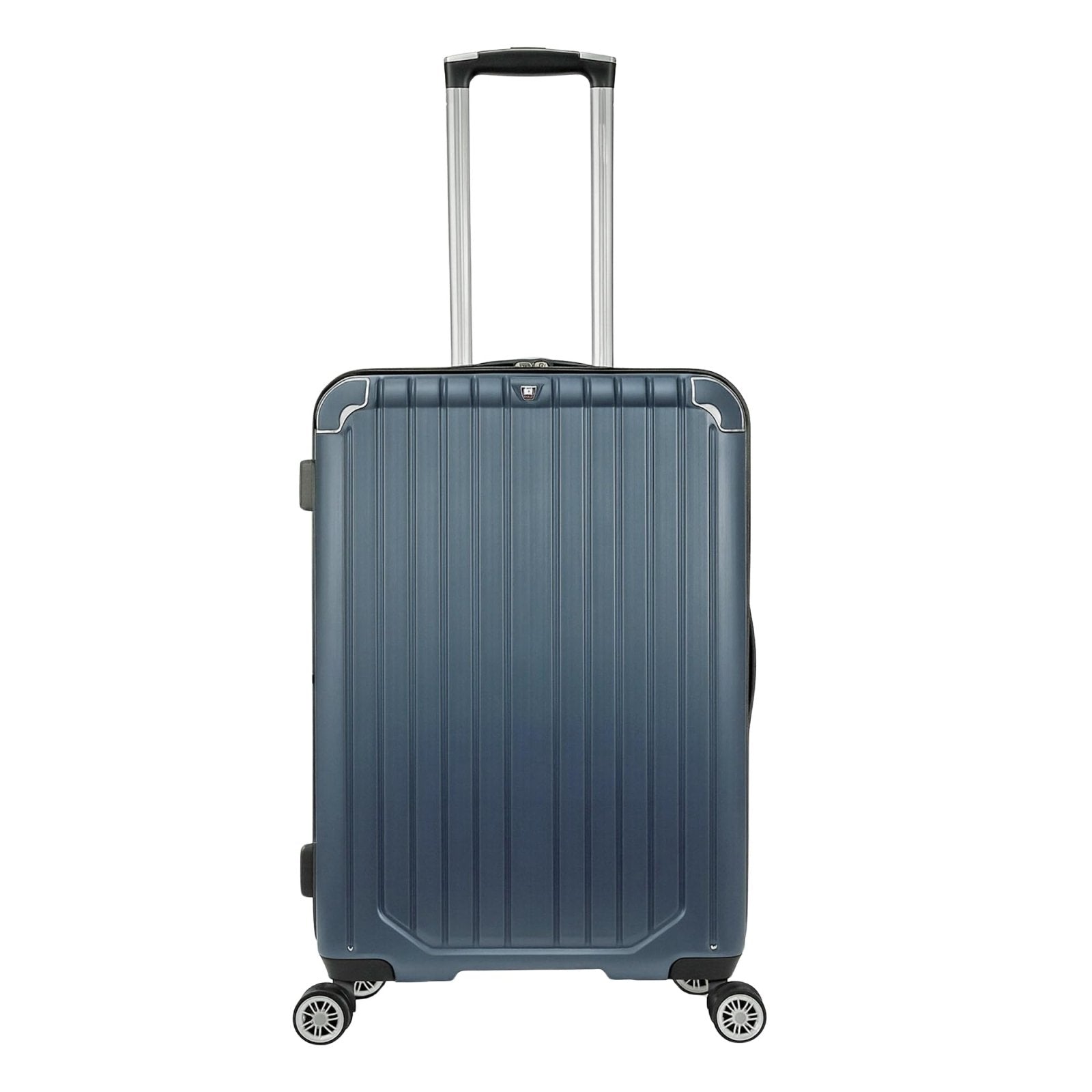 World Traveler Dejuno Beaumont Lightweight Hardside Expandable Spinner Luggage, Blue, Carry-On