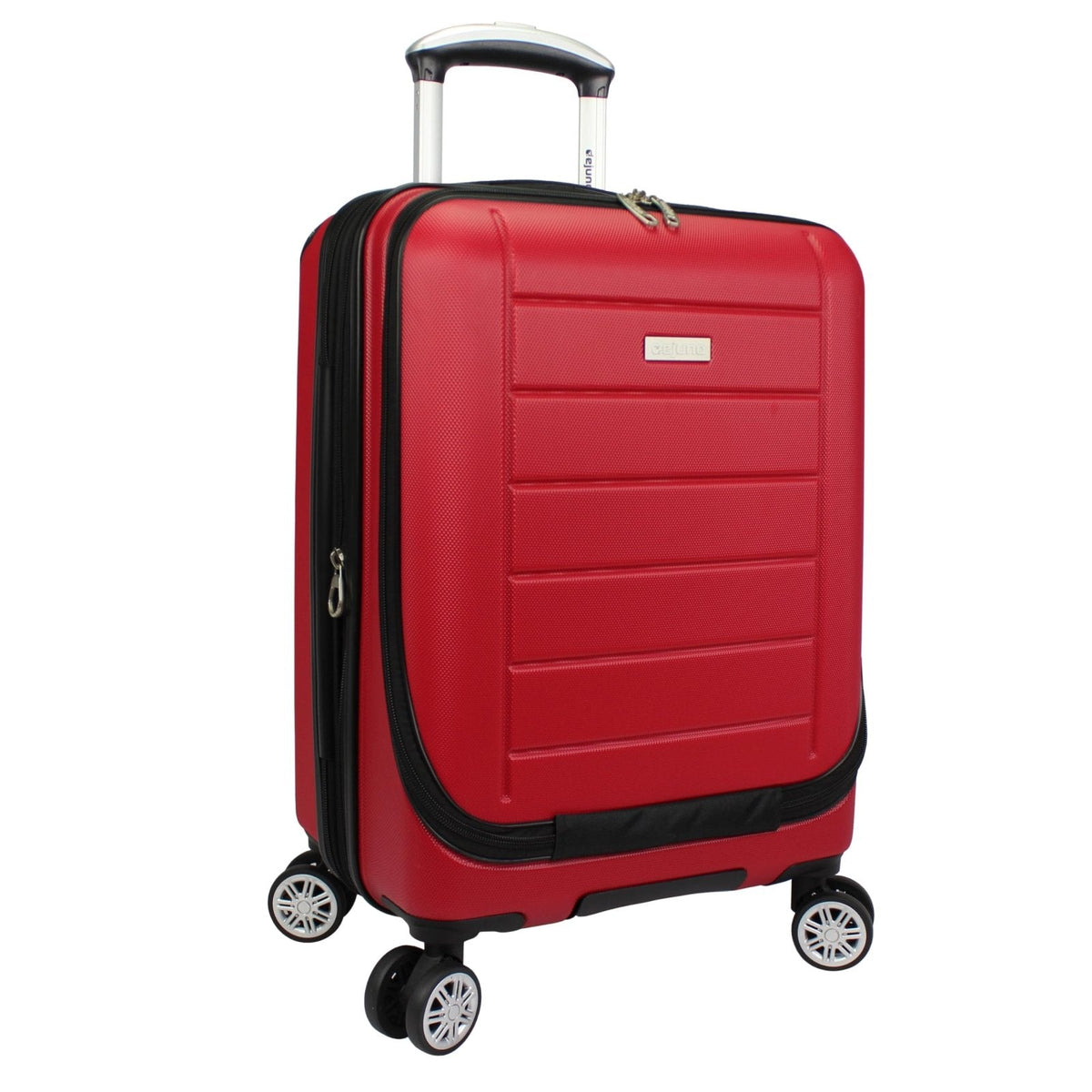 World Traveler Dejuno Compact 20" Carry-on Luggage with Laptop Pocket - Red