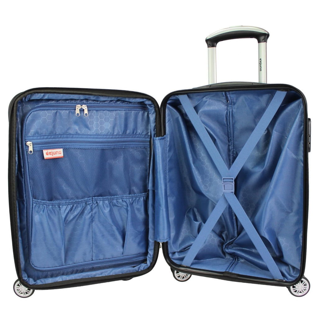 World Traveler Dejuno Compact 20" Carry - on Luggage with Laptop Pocket - Red