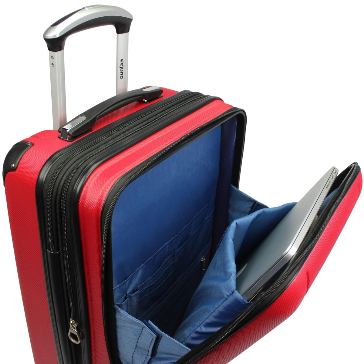 World Traveler Dejuno Compact 20" Carry - on Luggage with Laptop Pocket - Red
